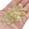 Wholesale Glass And Glaze Natural Style Three Dimensional Medium Hole Cherry Blossom Beaded Jewelry Material For Necklace And Bracelet