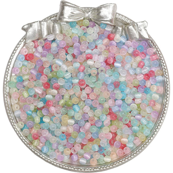 Wholesale Glass And Glaze Round Bead Jewelry Accessories For Diy Handmade Bracelets Elegant Style