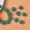 Wholesale Glass And Glaze Strawberry Plum Loose Beads Dripping Glue Handmade Earrings Accessories