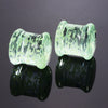 Wholesale Glass And Glaze Wave Pattern Simple Style Luminous Ear Expander Puncture Jewelry