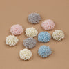 Wholesale Glass And Glazed Beaded Headdress And Earrings Materials Hand Woven Diy Accessories