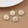Wholesale Glass And Glazed Beaded Headdress And Earrings Materials Hand Woven Diy Accessories