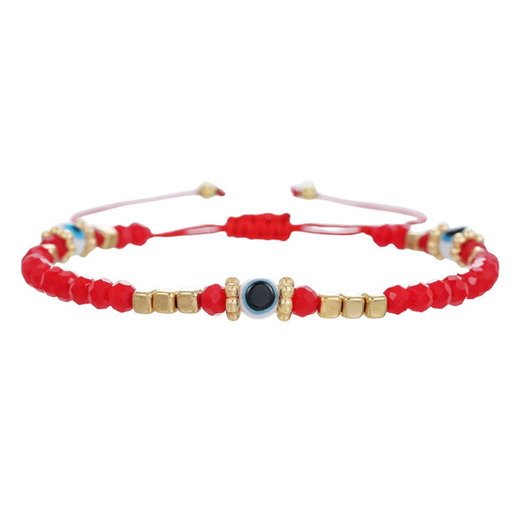 Wholesale Glass Bead Geometric Style Handmade Bracelet For Unisex