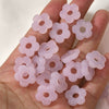 Wholesale Glass Beaded Jewelry With Five Leaf Flower Shape Hand Made Epoxy Treated