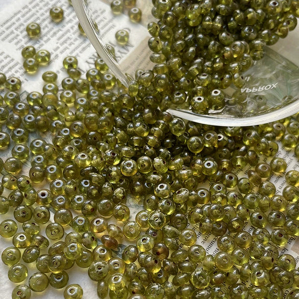 Wholesale Glass Beads Round Glazed Environmentally Friendly For Diy Handmade Jewelry Accessories