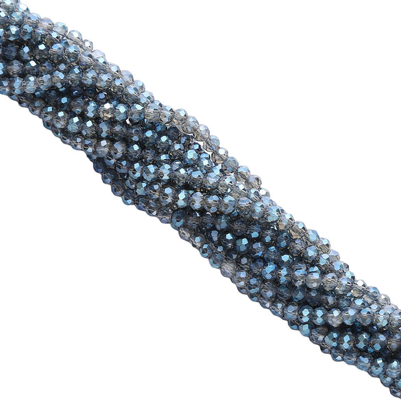 Wholesale Glass Crystal Wheel Beads Handmade Beaded Accessories
