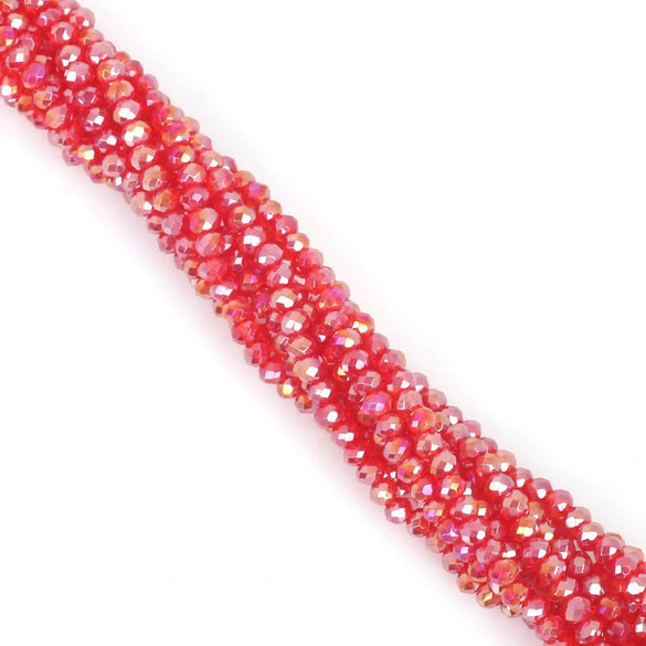Wholesale Glass Crystal Wheel Beads Handmade Beaded Accessories