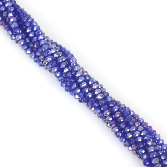 Wholesale Glass Crystal Wheel Beads Handmade Beaded Accessories