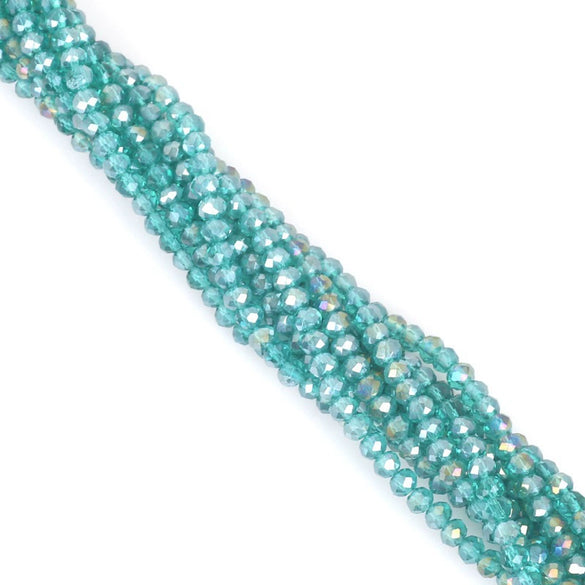 Wholesale Glass Crystal Wheel Beads Handmade Beaded Accessories