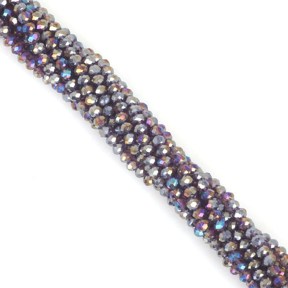 Wholesale Glass Crystal Wheel Beads Handmade Beaded Accessories
