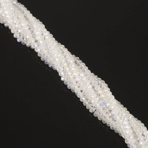 Wholesale Glass Crystal Wheel Beads Handmade Beaded Accessories