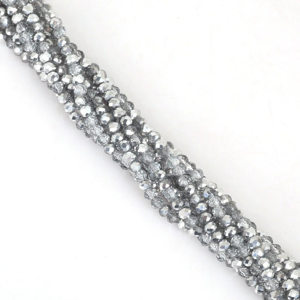 Wholesale Glass Crystal Wheel Beads Handmade Beaded Accessories