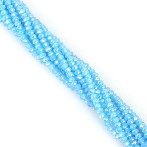 Wholesale Glass Crystal Wheel Beads Handmade Beaded Accessories