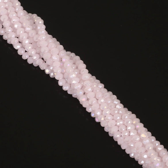 Wholesale Glass Crystal Wheel Beads Handmade Beaded Accessories