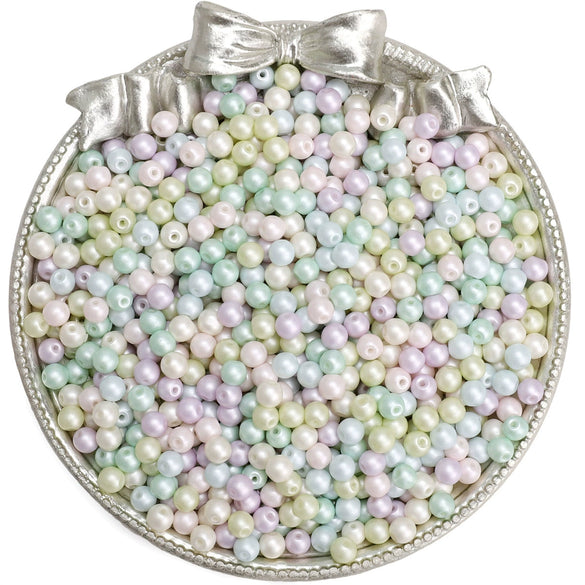 Wholesale Glass Glaze Beaded Rice Beads Diy Handmade Bracelet Necklace With Starry Sky Pattern Jewelry Material Bag Accessories