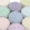 Wholesale Glass Glaze Beaded Rice Beads Diy Handmade Bracelet Necklace With Starry Sky Pattern Jewelry Material Bag Accessories