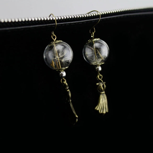 Wholesale Glass Glaze Drop Shape Light Luxury Geometric Pendant Necklace