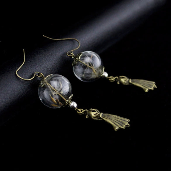 Wholesale Glass Glaze Drop Shape Light Luxury Geometric Pendant Necklace