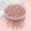 Wholesale Glass Glaze Geometric Round Beads Handmade Bracelet Necklace Mobile Phone Chain Accessories