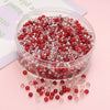 Wholesale Glass Glaze Geometric Round Beads Handmade Bracelet Necklace Mobile Phone Chain Accessories