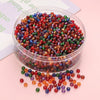 Wholesale Glass Glaze Geometric Round Beads Handmade Bracelet Necklace Mobile Phone Chain Accessories