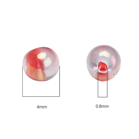 Wholesale Glass Glaze Geometric Water Droplets Beads For Handmade Bracelet Necklace Pendant Accessories