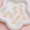 Wholesale Glass Glaze Handmade Double Hole Lotus Loose Beads For Diy Necklace And Bracelet Accessories