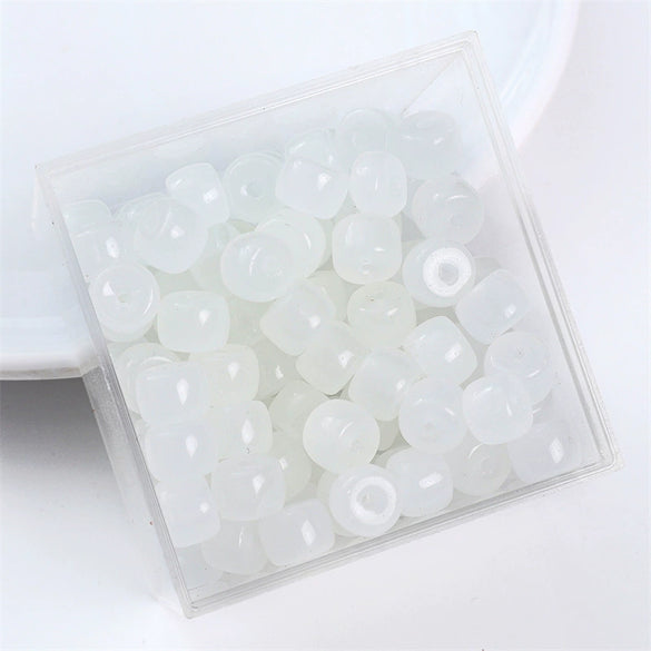 Wholesale Glass Glaze Handmade Geometric Apple Beads Bracelet Necklace Accessories