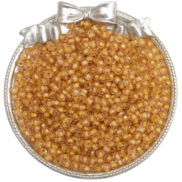 Wholesale Glass Glaze Jewelry Material For Diy Earrings And Bracelet Handmade Double Dye Flat Rice Beads