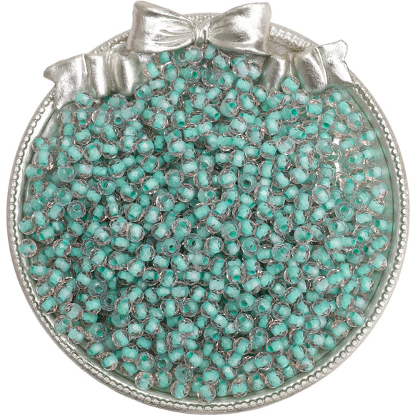 Wholesale Glass Glaze Jewelry Material For Diy Earrings And Bracelet Handmade Double Dye Flat Rice Beads