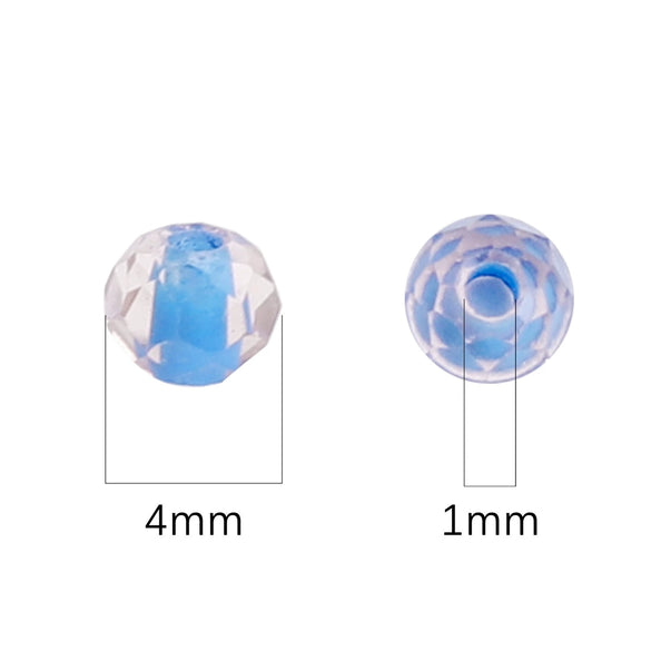 Wholesale Glass Glaze Jewelry Material For Diy Earrings And Bracelet Handmade Double Dye Flat Rice Beads