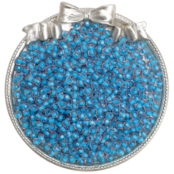Wholesale Glass Glaze Jewelry Material For Diy Earrings And Bracelet Handmade Double Dye Flat Rice Beads