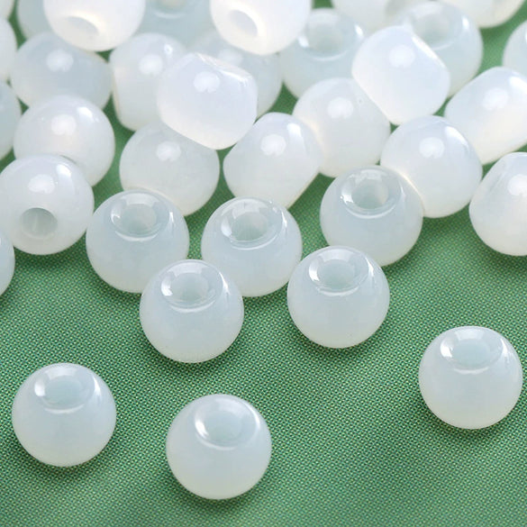 Wholesale Glass Glaze Round Beads For Diy Handmade Bracelet Necklace Accessories