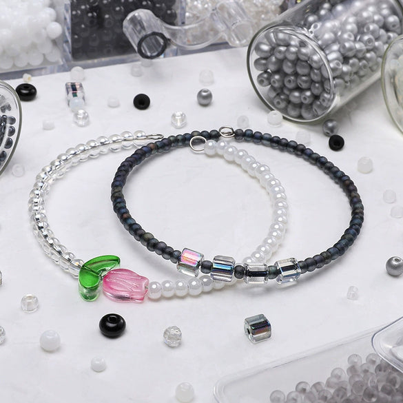 Wholesale Glass Glaze Round Beads For Diy Handmade Bracelet Necklace Accessories