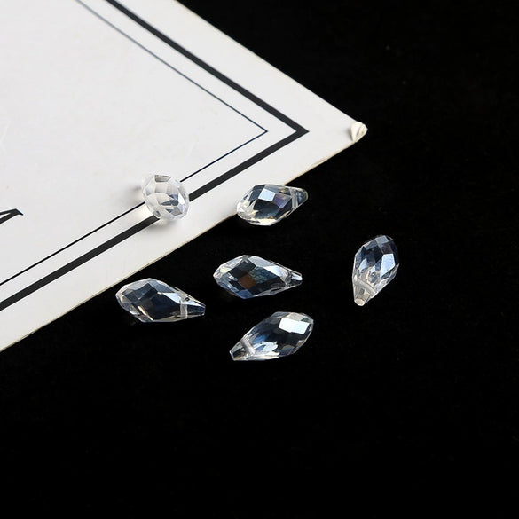 Wholesale Glass Glaze Water Drop Crystal Beads Handmade Diy Garment Accessories Decorative Antique Hairpin