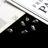 Wholesale Glass Glaze Water Drop Crystal Beads Handmade Diy Garment Accessories Decorative Antique Hairpin