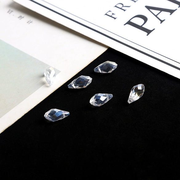 Wholesale Glass Glaze Water Drop Crystal Beads Handmade Diy Garment Accessories Decorative Antique Hairpin