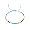 Wholesale Glass Glaze Woven Geometry Beads Bracelet For Girls