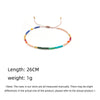 Wholesale Glass Glaze Woven Geometry Beads Bracelet For Girls