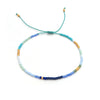 Wholesale Glass Glaze Woven Geometry Beads Bracelet For Girls
