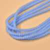 Wholesale Glass Glazed Colored Wheels Beaded Jewelry Accessories Material Handmade With Geometric Style And Paint Design