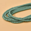 Wholesale Glass Glazed Colored Wheels Beaded Jewelry Accessories Material Handmade With Geometric Style And Paint Design