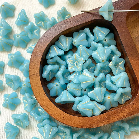 Wholesale Glass Glazed Fuel Injection Flowers Loose Beads For Diy Bracelet Necklace Beading Material
