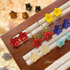 Wholesale Glass Glazed Fuel Injection Flowers Loose Beads For Diy Bracelet Necklace Beading Material