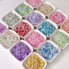 Wholesale Glass Glazed Geometric Round Beads As Handmade Diy Bracelet Necklace Mobile Phone Chain Accessories