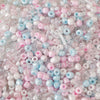 Wholesale Glass Glazed Geometric Round Beads As Handmade Diy Bracelet Necklace Mobile Phone Chain Accessories