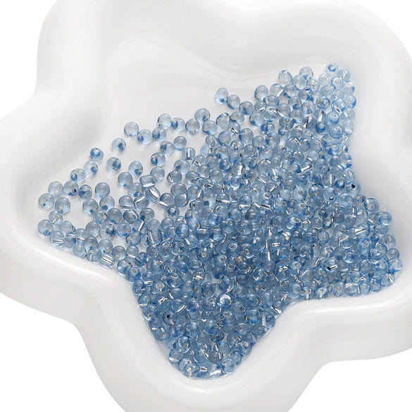 Wholesale Glass Glazed Geometric Round Beads Handmade Necklace Accessories