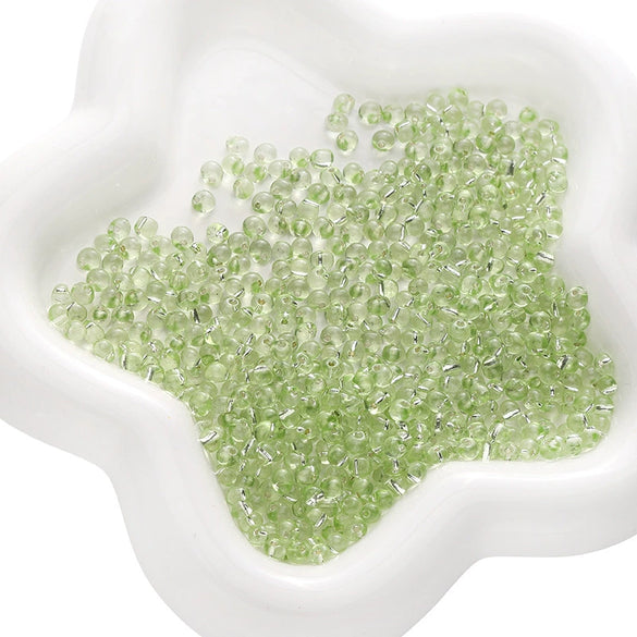 Wholesale Glass Glazed Geometric Round Beads Handmade Necklace Accessories