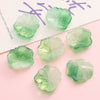 Wholesale Glass Glazed Handmade Three Dimensional Lace Lotus Leaf Beads For Necklace Bracelet Clothing Accessories