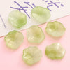 Wholesale Glass Glazed Handmade Three Dimensional Lace Lotus Leaf Beads For Necklace Bracelet Clothing Accessories
